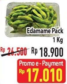 Promo Harga Edamame Pack 1 kg - Hypermart