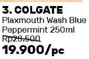 Promo Harga COLGATE Mouthwash Plax Peppermint 250 ml - Guardian