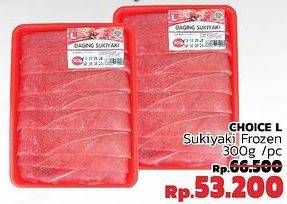 Promo Harga CHOICE L Sukiyaki 300 gr - LotteMart