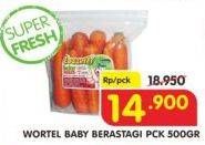 Promo Harga Wortel Baby Berastagi 500 gr - Superindo