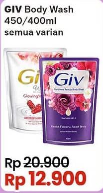 Promo Harga GIV Body Wash All Variants 450 ml - Indomaret