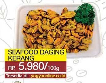 Promo Harga Daging Kerang Rebus per 100 gr - Yogya