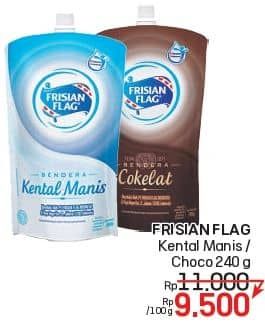 Promo Harga Frisian Flag Susu Kental Manis Cokelat, Putih 220 gr - LotteMart