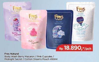 Promo Harga Fres & Natural Dessert Collection/Hijab Refresh Body Wash  - TIP TOP