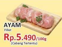 Promo Harga Ayam Fillet per 100 gr - Yogya