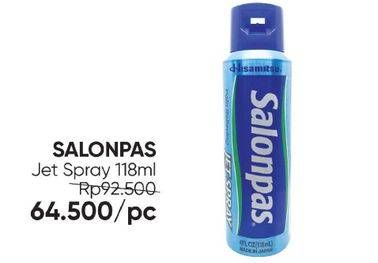 Promo Harga Salonpas Jet Spray 118 ml - Guardian