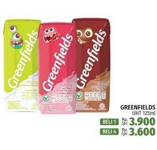 Promo Harga GREENFIELDS UHT 125 ml - LotteMart