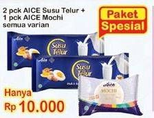 Promo Harga Ice Cream Susu Telur 2s + Mochi  - Indomaret