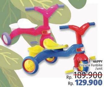 Promo Harga HAPPY Tricycle Funbike  - LotteMart