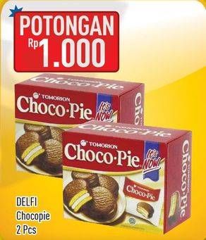 Promo Harga DELFI Orion Choco Pie 2 pcs - Hypermart