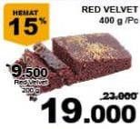 Promo Harga Red Velvet Cake 400 gr - Giant