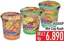 Promo Harga SEDAAP Mie Cup per 2 pcs - Hypermart