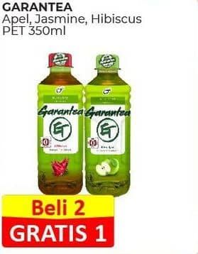 Promo Harga Garantea Sehat Bebas Gula Apel, Jasmine, Hibiscus 350 ml - Alfamart