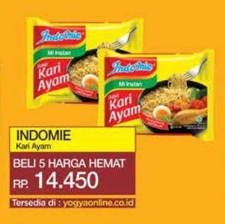 Promo Harga Indomie Mi Kuah Kari Ayam 72 gr - Yogya