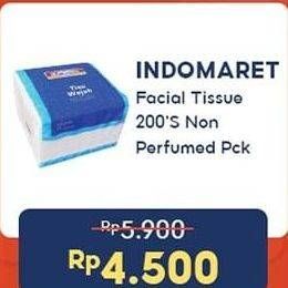 Promo Harga INDOMARET Facial Tissue Non Perfumed 200 pcs - Indomaret