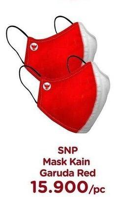 Promo Harga SNP Masker Kain Garuda Merah  - Watsons
