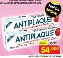 Promo Harga Antiplaque Toothpaste 180 gr - Superindo