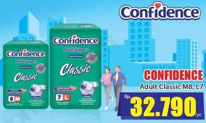 Promo Harga CONFIDENCE Adult Diapers Classic M8, L7  - Hari Hari