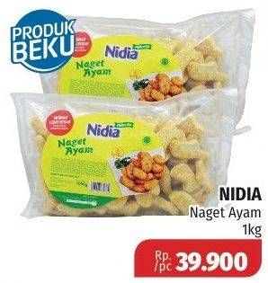 Promo Harga NIDIA Chicken Nugget 1 kg - Lotte Grosir