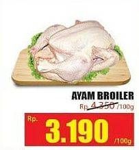 Promo Harga Ayam Broiler per 100 gr - Hari Hari