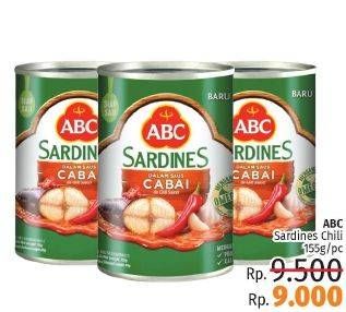 Promo Harga ABC Sardines Saus Cabai 155 gr - LotteMart