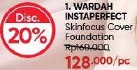 Promo Harga Wardah Instaperfect Skinfocus Cover Foundation 22 Light Ivory  - Guardian