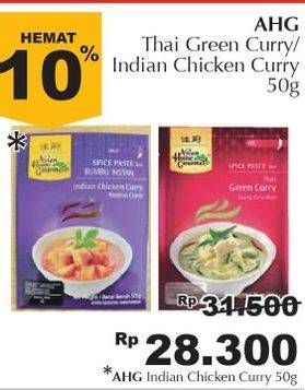 Promo Harga AHG Bumbu Instan Indian Chicken Curry 50 gr - Giant