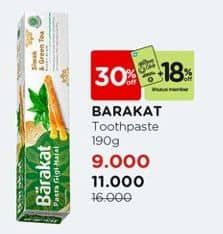 Promo Harga Barakat Pasta Gigi Halal 190 gr - Watsons