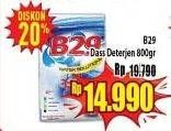 Promo Harga B29 Detergent + Softener Soft Blue 777 gr - Hypermart