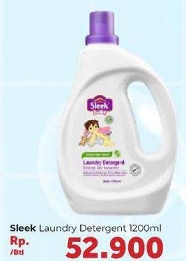 Promo Harga SLEEK Baby Laundry Detergent 1200 ml - Carrefour
