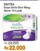 Promo Harga Softex Daun Sirih 36cm 13 pcs - Indomaret