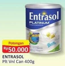 Promo Harga Entrasol Platinum Vanilla 400 gr - Alfamart