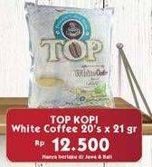 Promo Harga Top Coffee White Coffee per 20 sachet 21 gr - Hypermart