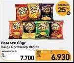 Promo Harga Potabee Snack Potato Chips 68 gr - Carrefour