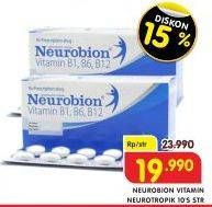 Promo Harga NEUROBION Vitamin Neurotropik Putih 10 pcs - Superindo