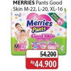 Promo Harga Merries Pants Good Skin XL16, L20, M22 16 pcs - Alfamidi