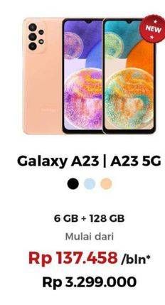 Promo Harga SAMSUNG Galaxy A23 / A23 5G 6GB + 128 GB  - Erafone