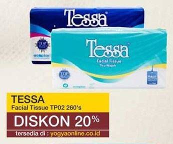 Promo Harga TESSA Facial Tissue TP-02 250 pcs - Yogya