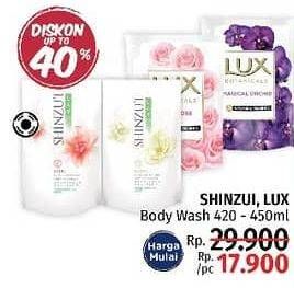 Promo Harga SHINZUI/ LUX Body Wash 420-450 mL  - LotteMart