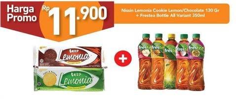 Promo Harga Nissin Cookies Lemonia + FRESTEA  - Carrefour