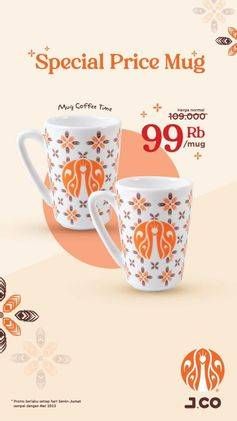 Promo Harga JCO Mug Coffee Time  - JCO