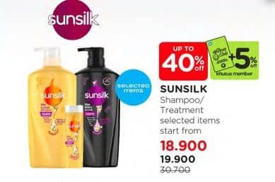 Promo Harga Sunsilk Shampoo  - Watsons