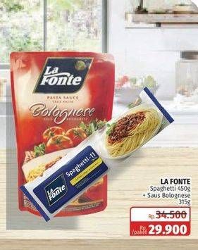 LA FONTE Spaghetti + Saus Bolognese