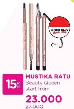 Promo Harga Mustika Ratu Beauty Queen Eye Brow Pencil Langes 1 gr - Watsons