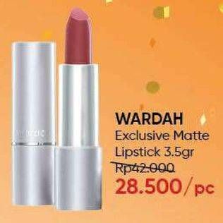 Promo Harga WARDAH Exclusive Matte Lipstick 3 gr - Guardian