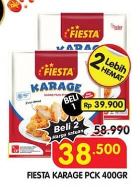 Promo Harga Fiesta Ayam Siap Masak Karage 400 gr - Superindo
