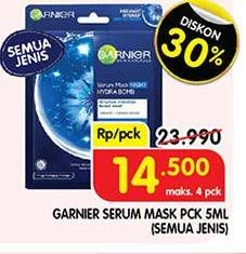 Promo Harga Garnier Serum Mask All Variants  - Superindo