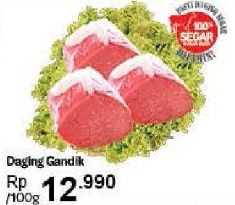 Promo Harga Daging Gandik Sapi per 100 gr - Carrefour