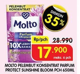 Promo Harga Molto All in 1 Pink Sunshine Bloom 680 ml - Superindo