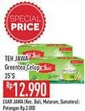 Promo Harga Teh Jawa Teh Celup Green Tea per 25 pcs 2 gr - Hypermart